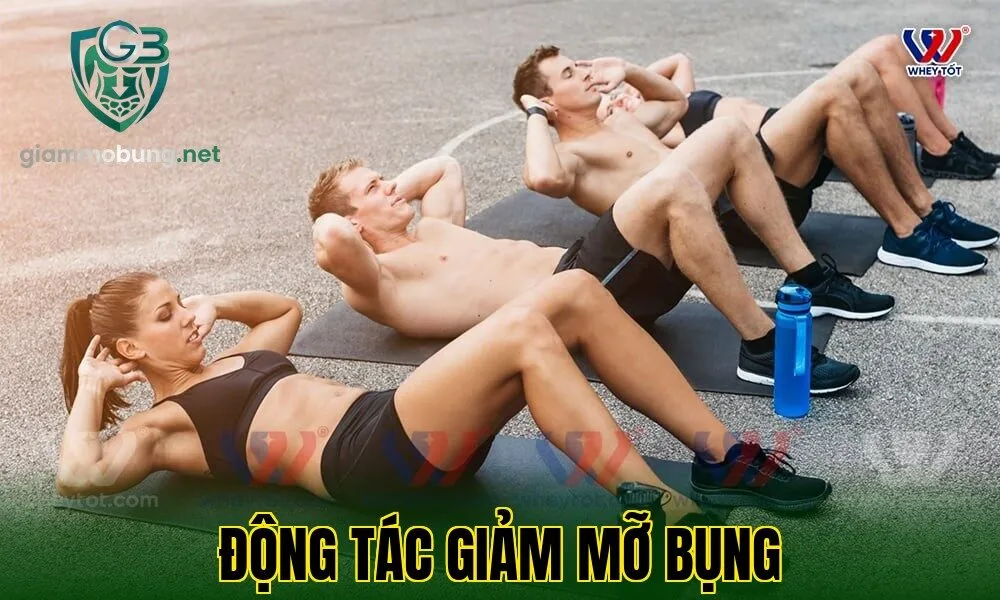 Động tác giảm mỡ bụng