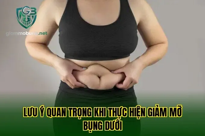 Lưu ý quan trọng khi thực hiện giảm mỡ bụng dưới