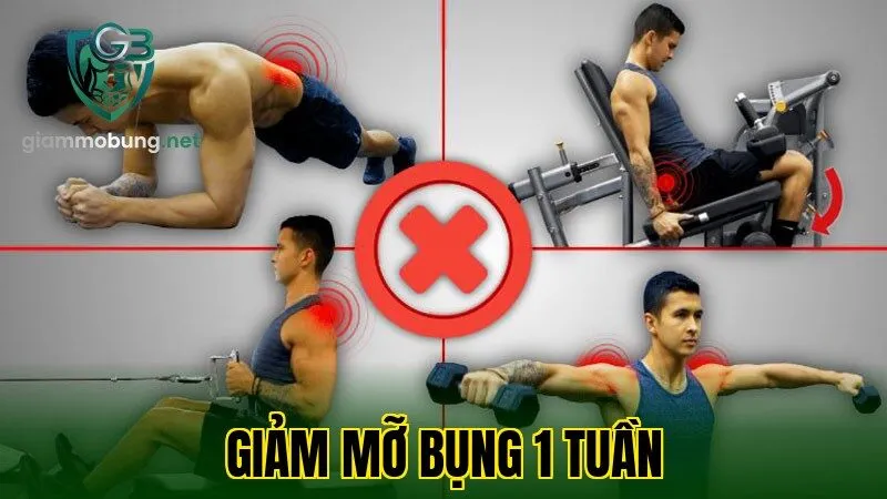 Giảm mỡ bụng 1 tuần