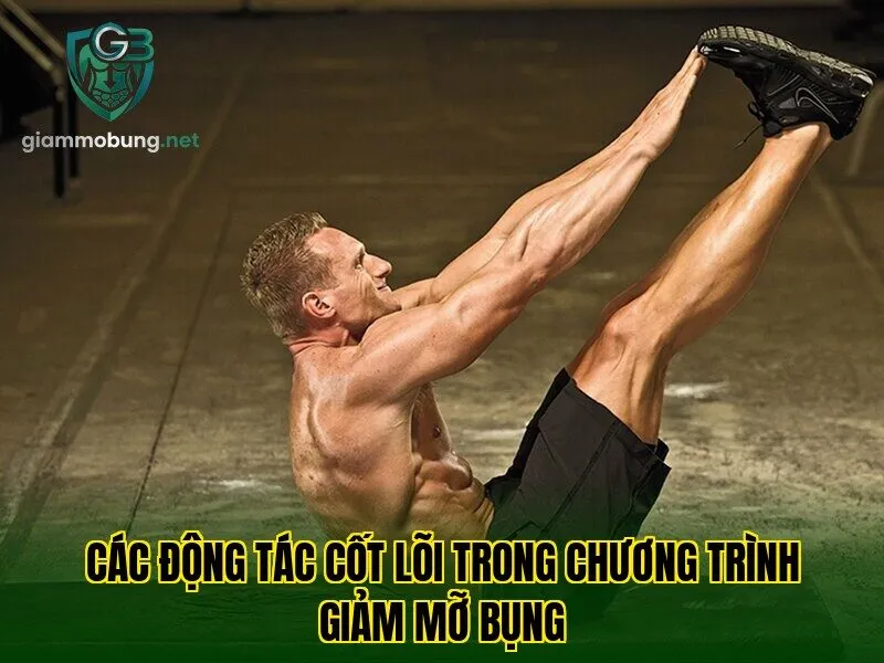 Các động tác cốt lõi trong chương trình giảm mỡ bụng