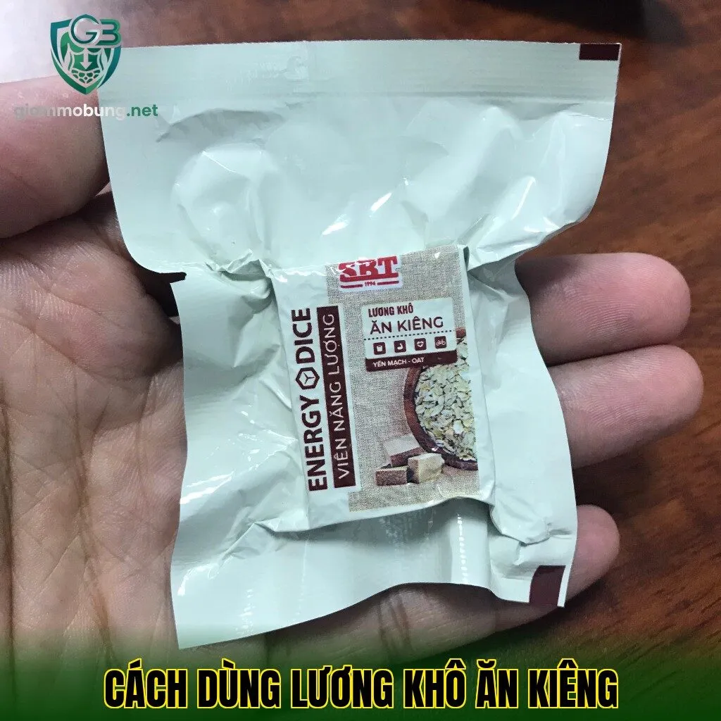 Cách dùng lương khô ăn kiêng