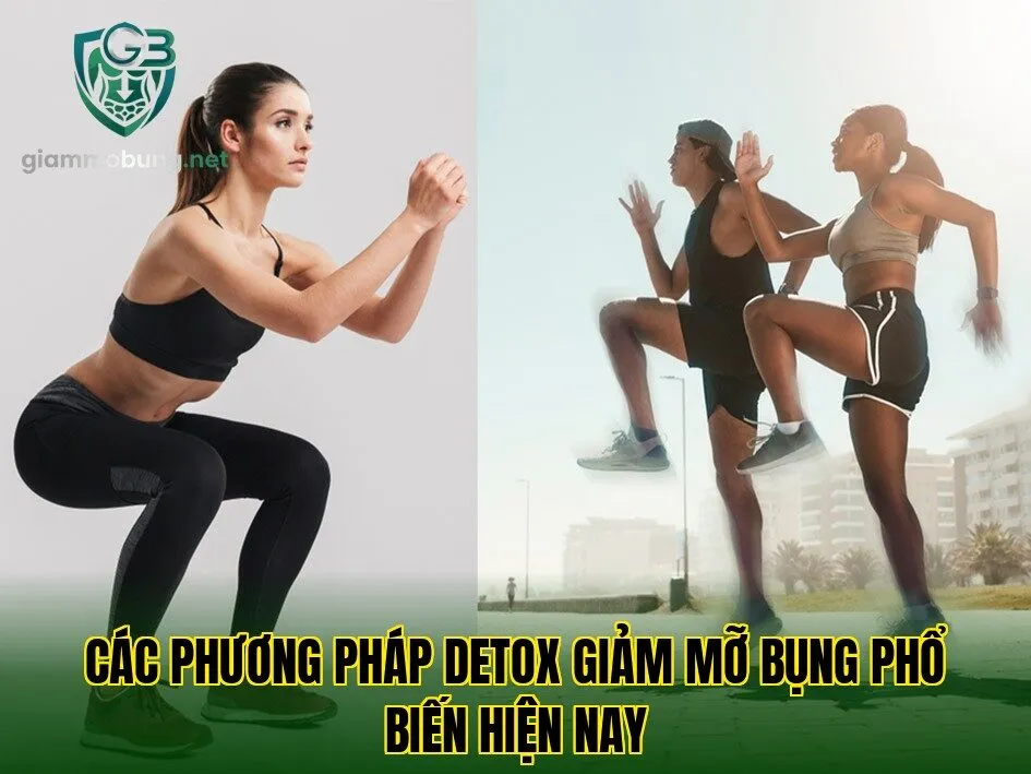 Các phương pháp detox giảm mỡ bụng phổ biến hiện nay