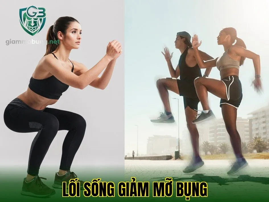 Lối sống giảm mỡ bụng
