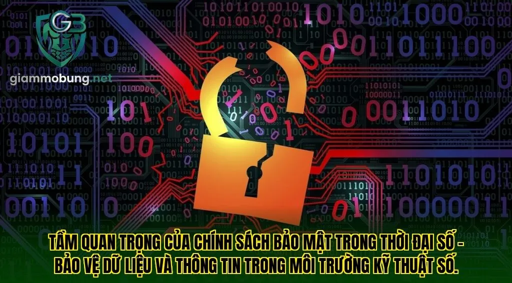 Tầm quan trọng của chính sách bảo mật trong thời đại số – bảo vệ dữ liệu và thông tin trong môi trường kỹ thuật số.
