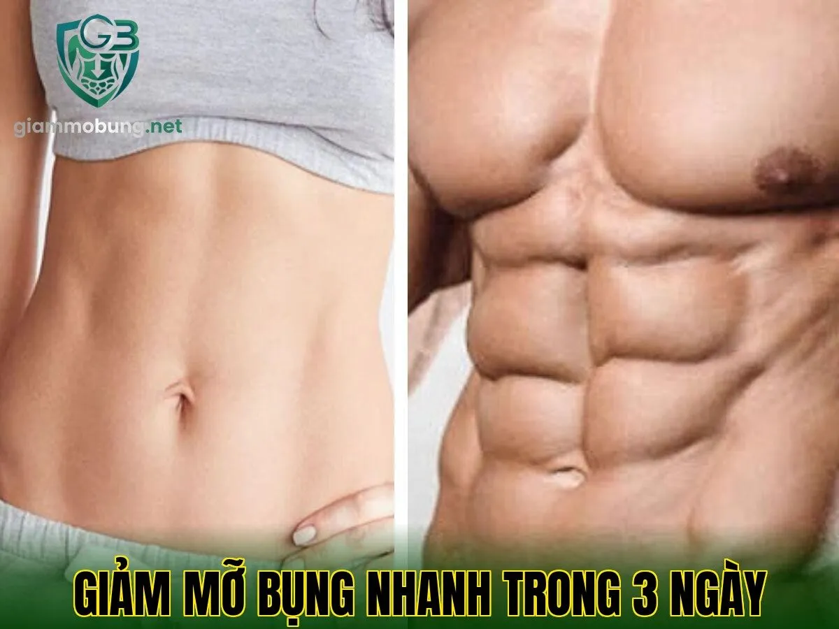 GIẢM MỠ BỤNG NHANH TRONG 3 NGÀY