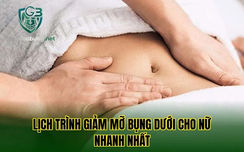 Lịch trình giảm mỡ bụng dưới cho nữ nhanh nhất