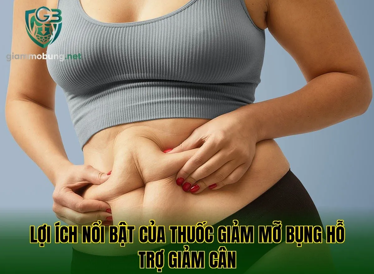 Lợi ích nổi bật của thuốc giảm mỡ bụng hỗ trợ giảm cân