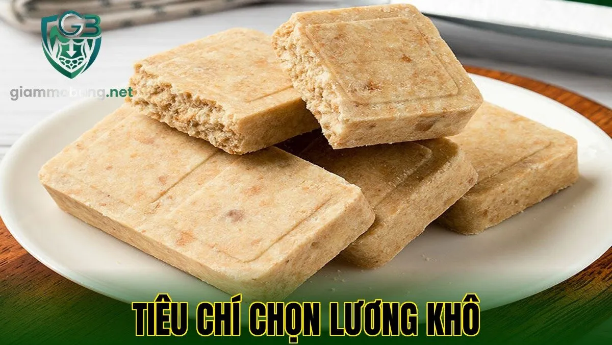 Tiêu chí chọn lương khô