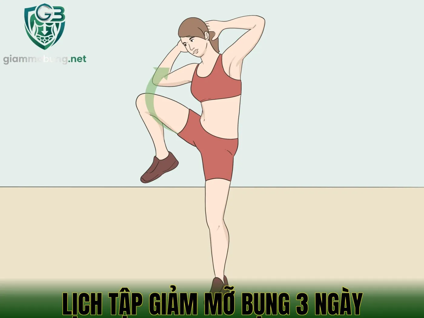 Lịch tập giảm mỡ bụng 3 ngày